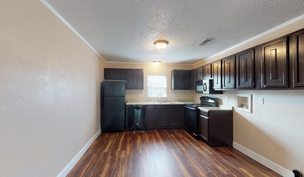 Kitchen and dining area
