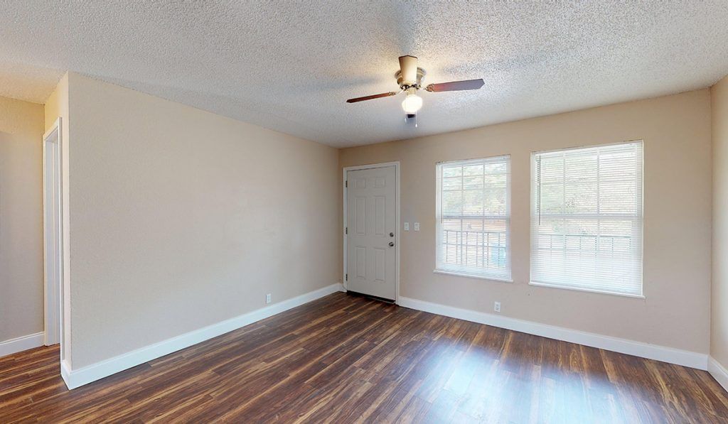 Bright, open living area